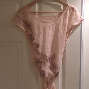 Pretty, gauzy sheer top